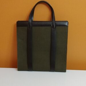 Giorgio Armani Green and Black Tote